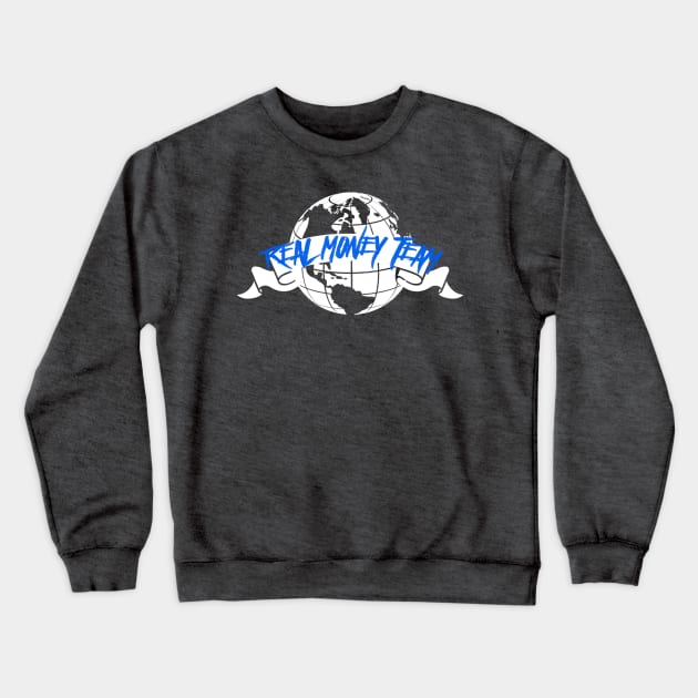RMT Blue Crewneck Sweatshirt by Real Money Team